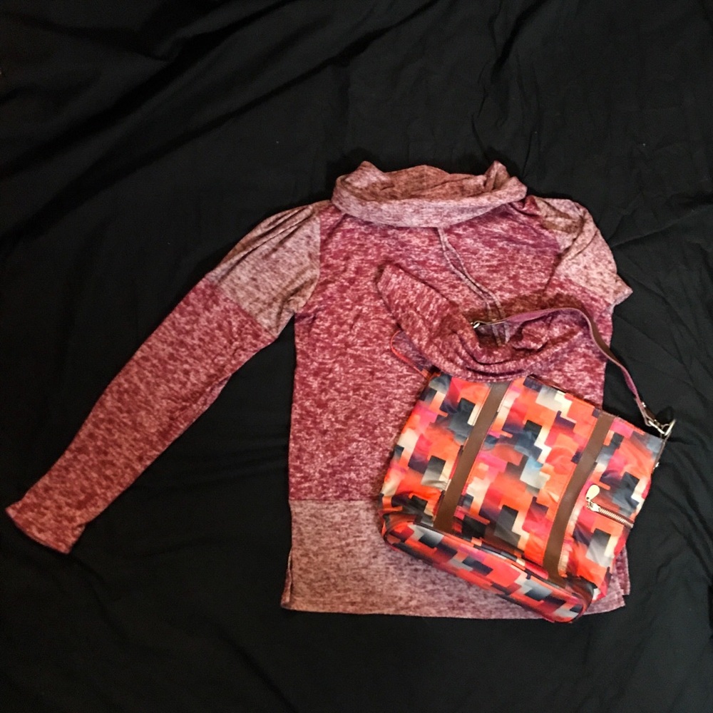 NWT burgundy pullover